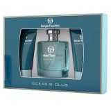 Sergio Tacchini Ocean Club - Set Cadou (Apa de Toaleta 100 ml + Gel de dus 100 ml + Balsam dupa ras 100 ml), Barbati