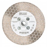 Disc diamantat 2 in 1, placi ceramice, taiere umeda si uscata, slefuire, M14, 125x25x1.6 mm, Richmann Exclusive