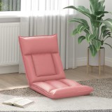 vidaXL Scaun de podea Roz 55 x 61 x 70 cm Piele artificială 42028189