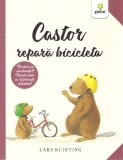 Castor repara bicicleta - Lars Klinting - Editura Gama
