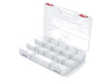 Container colectiv cu partiții transparentă KISTENBERG 355x230x41mm