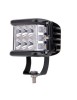 Proiector LED Auto Offroad Bicolor 45W, 12-24V, Alb/Galben, Stroboscop, Spot 30&deg;, IP67, Xenon Bright
