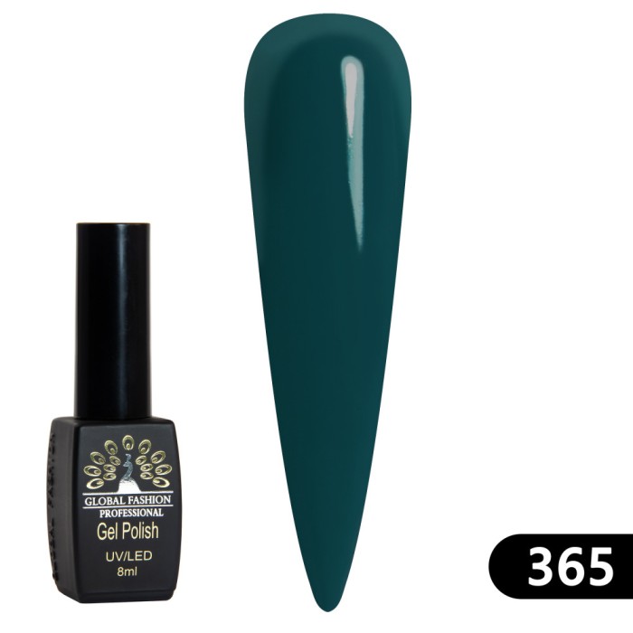 Oja semipermanenta Black Elite, Global Fashion 8 ml, 365