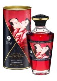 Ulei de Masaj Shunga Blazing Cherry cu Gust de Cirese, Efect de Incalzire, 100ml