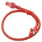 Patch cord roșu S/FTP Cat6 LSZH 0,5m