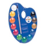 Acuarele Morocolor Primo, diametru pastila 25 mm, 12 culori/cutie