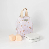 Set geanta termoizolanta Mealtote cu cutie Miniware Grow bento Ready Go Bent 4 piese Golden Swallow