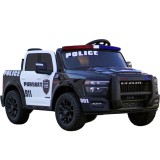 Cumpara ieftin Masinuta electrica de politie pentru 2 copii, DODGE RAM 2500 REBEL, 400W, 24V, echipare, premium, neagra