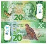 Noua Zeelanda 20 Dolari 2018 P-193b Polimer UNC