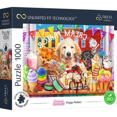 PUZZLE TREFL UFT 1000 PETRECEREA CATELUSILOR SuperHeroes ToysZone foto