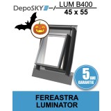 PROMO HALLOWEEN DEPOSKY LUM B400 45x55 - Fereastra luminator pentru pod cu rama inclusa
