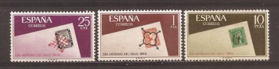 Spania 1966 - Ziua Mondială a timbrului, MNH foto