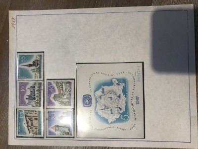 Timbre Colita 1 lei 1967 foto