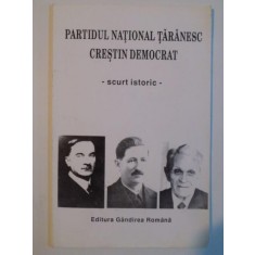 PARTIDUL NATIONAL TARANESC CRESTIN DEMOCRAT , SCURT ISTORIC , 1994