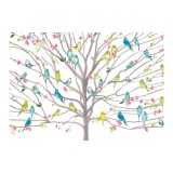 Tree of Budgies Note Cards