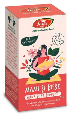 SIROP BIOSEPT(indulcit cu fructoza) MAMI&amp;amp;BEBE 100ml FARES foto