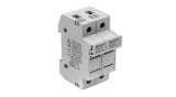 Suport siguranță DC Qoltec cu siguranță | 2P | 1000V | 20A | 10&times;38 mm | Solar