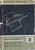 Rachete Antitanc, Ion Marinescu, 1967, Biblioteca Ostasului, Editura Militara, Carte Veche, Coperta Necartonata