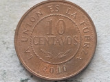 BOLIVIA-10 CENTAVOS 2010, America Centrala si de Sud