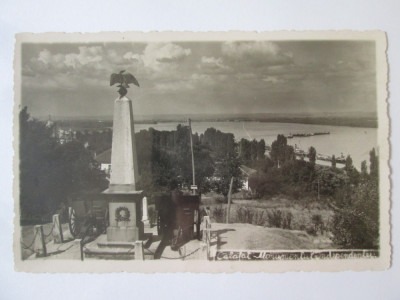 Rara! Calafat(Dolj):Monumentul Independentei/Carol,carte pos.foto Otto Bonig foto