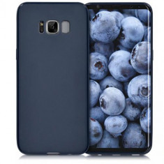 Husa Telefon Silicon Samsung Galaxy S8 g950 Matte Dark Blue foto