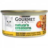 Cumpara ieftin Gourmet Nature&#039;s Creations, File Pui si Spanac, 85 g