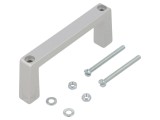 Manetă aluminiu gri 40mm 102mm 12,2mm