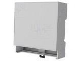 Carcasă pentru șină DIN gri 90x87.7x32mm