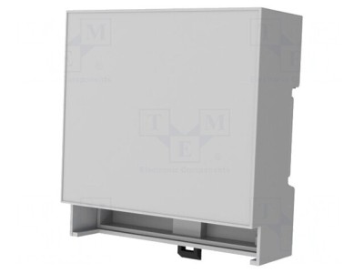 Carcasă pentru șină DIN gri 90x87.7x32mm foto