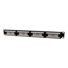 Gembird NPP, C624CM, 001 , Patch Panel 24 Porturi Cat.6, 1U, 19, , cu Management Cabluri
