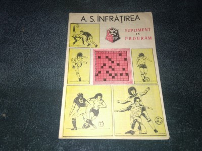 REVISTA A S INFRATIREA ORADEA SUPLIMENT LA PROGRAM foto