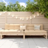 Gossi canapele de mijloc gradina 2 buc. 120x80 cm lemn masiv pin