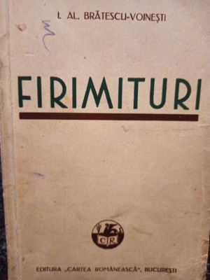 I. Al. Bratescu Voinesti - Firimituri (1934) foto