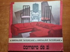 carte amenajari interioare - camera de zi - din anul 1988 foto