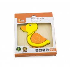 Puzzle din lemn - rata, Viga