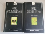 ADRIAN NICOLESCU - ISTORIA CIVILIZATIEI BRITANICE 2 volume