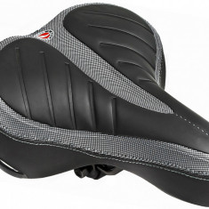 Sa biciclete AZ-92BF-3Q Jet Selle, cu arcuri, culoare negru/alb PB Cod:S028