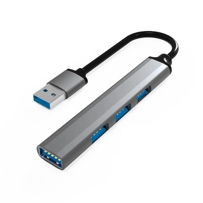 Hub Adaptor USB 3.0, 4 in 1, PRESTIGE CHARGE&amp;reg;, iesire USB 3.0 + 3* USB2.0, transfer rapid de date 5Gbps, carcasa aluminiu foto