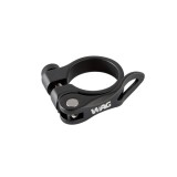 Colier sa bicicleta aluminiu 31.8mm negru - Piese bicicleta