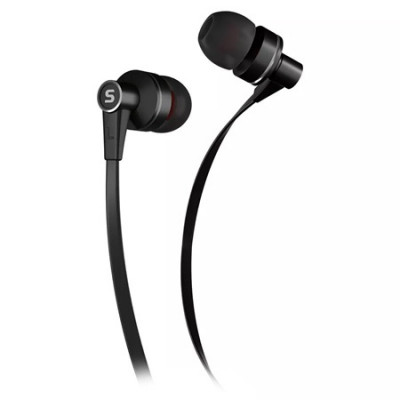 Casti in ear Sencor, Wired, jack 3.5 mm, microfon, 16000 Hz, 103 dB, fir 120 cm, Black foto