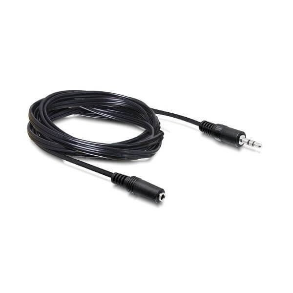 Cablu Jack 3,5 Stereo Tata - Mama, 2.5 m Lungime &ndash; Prelungitor Cablu Audio