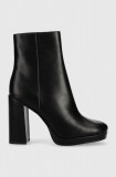 Cumpara ieftin Steve Madden botine Main femei, culoarea negru, cu toc drept