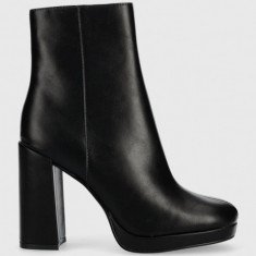 Steve Madden botine Main femei, culoarea negru, cu toc drept