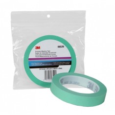 Banda Mascare 3M Precision Tape, Verde, 19mm x 55m foto