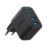 Incarcator Retea Anker Zolo, 50W, 3A, 2 x USB-A - 2 x USB-C, Negru