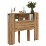 Gossi tablie pat dulap stejar artizanal 120x19x104,5cm lemn prelucrat