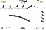 Stergator parbriz Valeo First Multiconnection 575004, Cauciuc+Grafit, Universal, Carlig, Clasic/Hibrid/Plat, Sofer/Pasager/Luneta