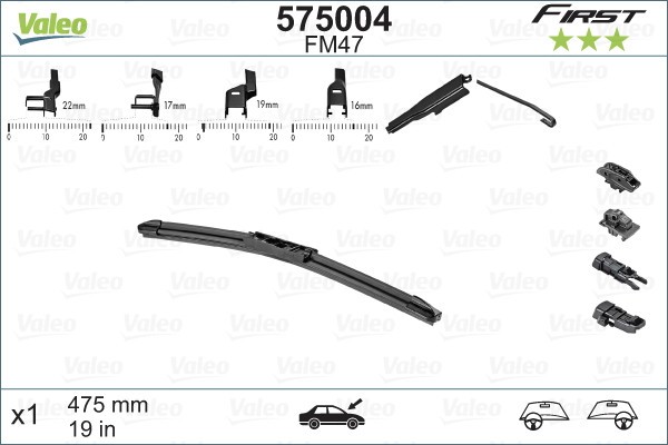 VALEO 575004 FIRST MULTICONNECTION lamela stergator