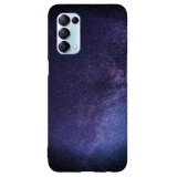 Husa compatibila cu Oppo Find X3 Lite model Starry night Sky, Silicon, TPU, Viceversa, Transparent, Carcasa