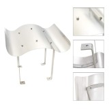 Apărătoare Horn Inox 40x40x36 cm vidaXL - Capac Cos Fum Protectie Pluie V&acirc;nt, Accesorii Montaj Incluse